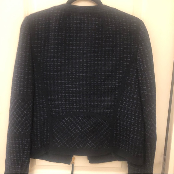 Mark Jacobs women’s jacket, In blue beautiful zipper details size 10 NWT - Picture 5 of 8